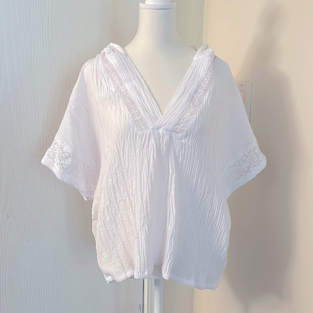 NWT Stella Laguna Beach boho hooded top
